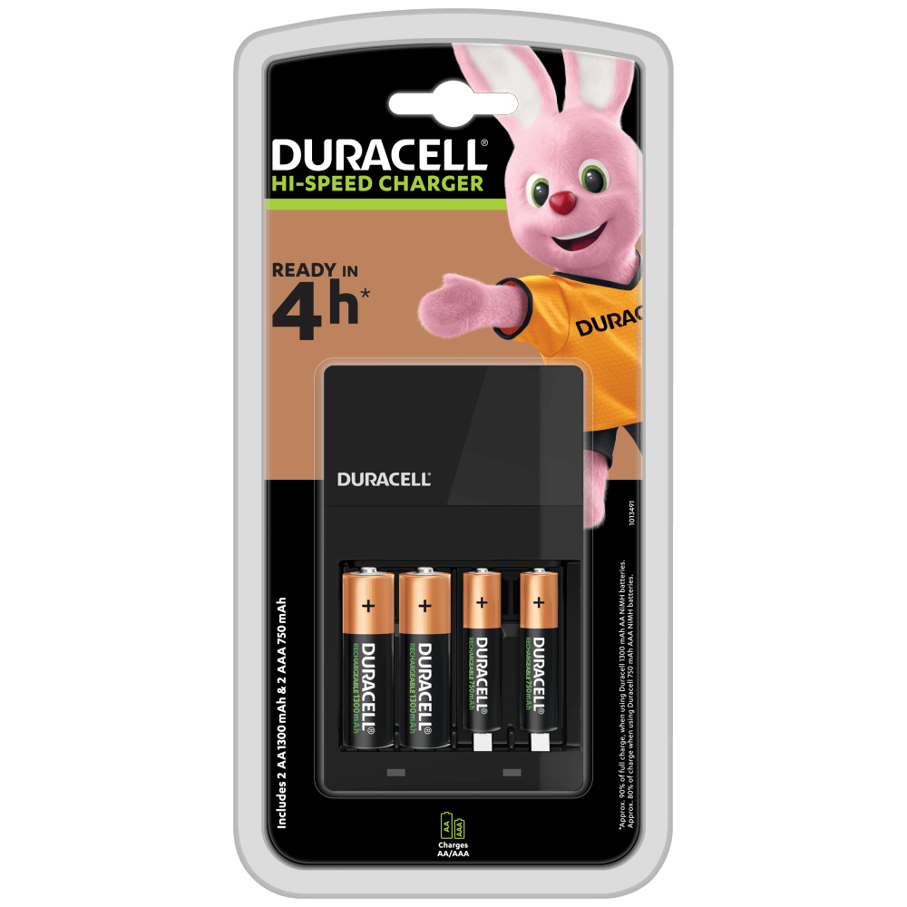 Duracell 4 Hour Hi-Speed Battery Charger