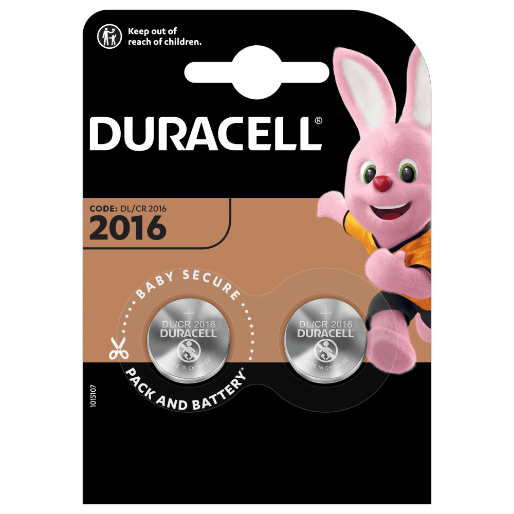 Specialty Lithium Coin 2016 Batteries in 2 piece pack